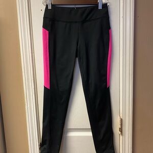 Black and Pink Girls Athletic Pants size 10/12